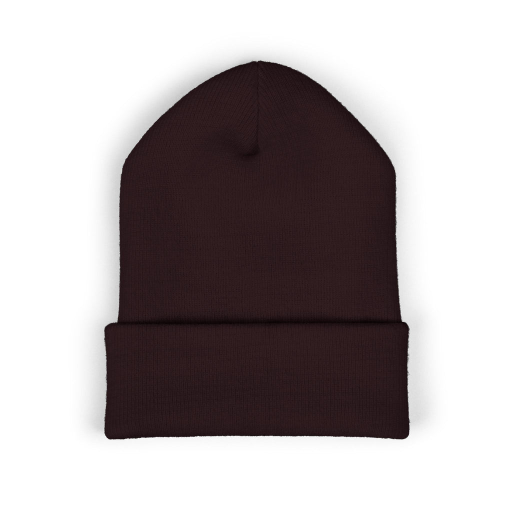 Moon Phase Embroidered Beanie — Celestial Crescent Moon Unisex Beanie