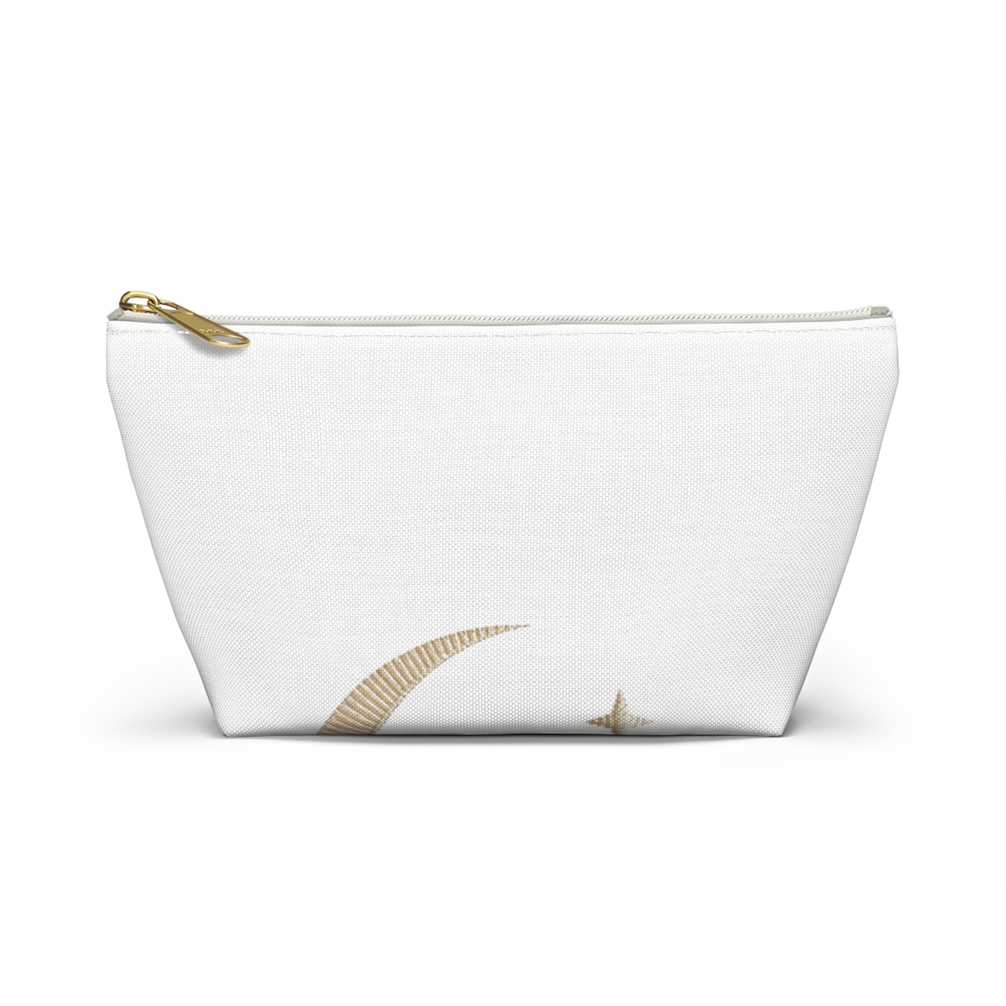 Minimal Crescent Moon Accessory Pouch — T‑Bottom Cosmetic Bag