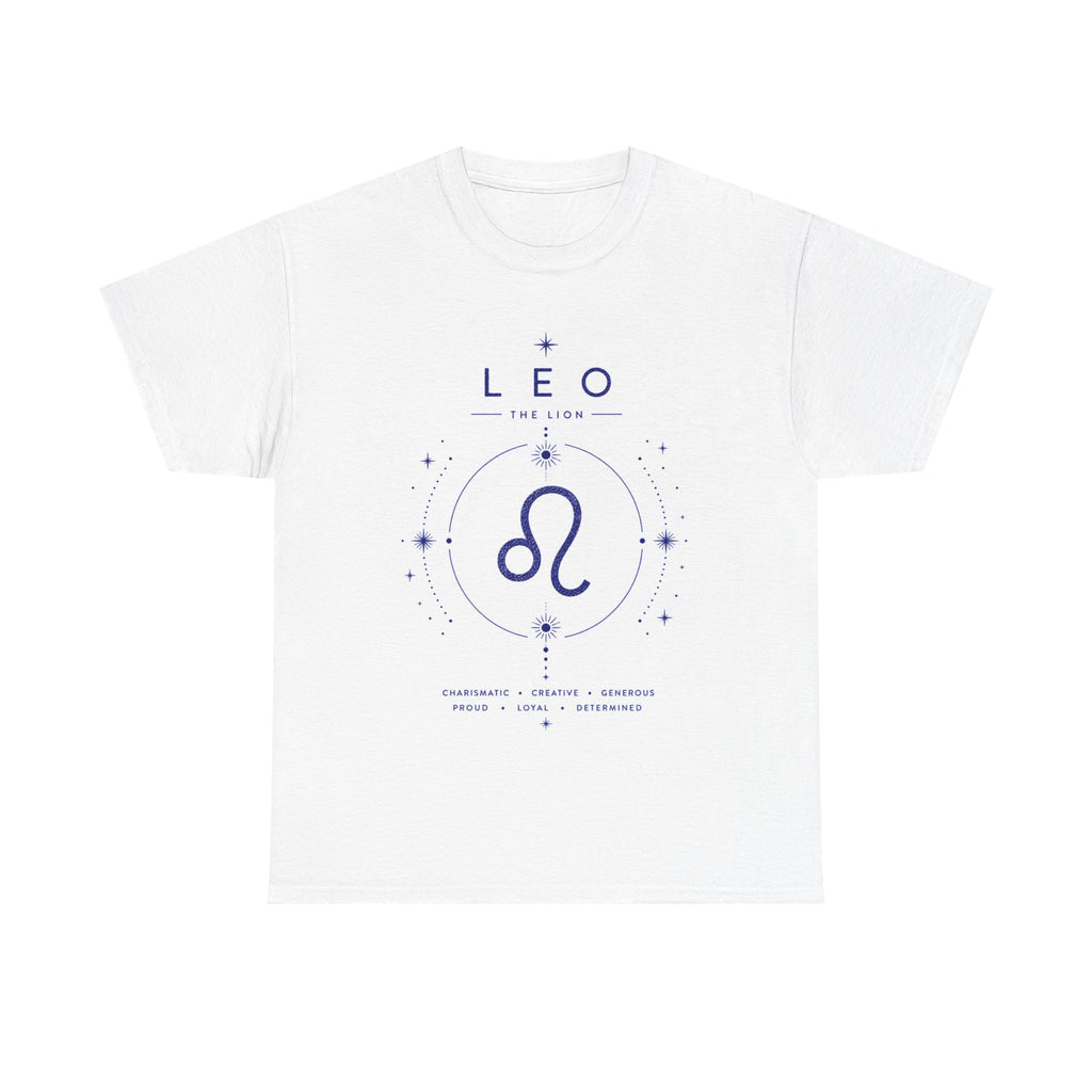 Leo Zodiac T-Shirt — Astrology Sign Tee with Leo Traits