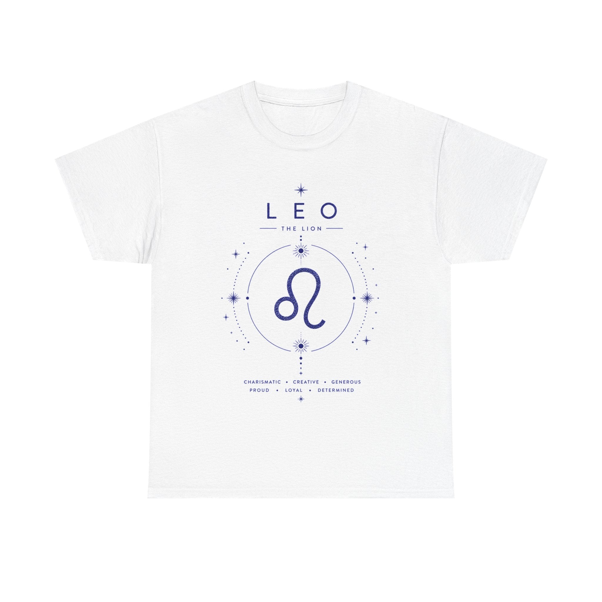 Leo Zodiac T-Shirt — Astrology Sign Tee with Leo Traits