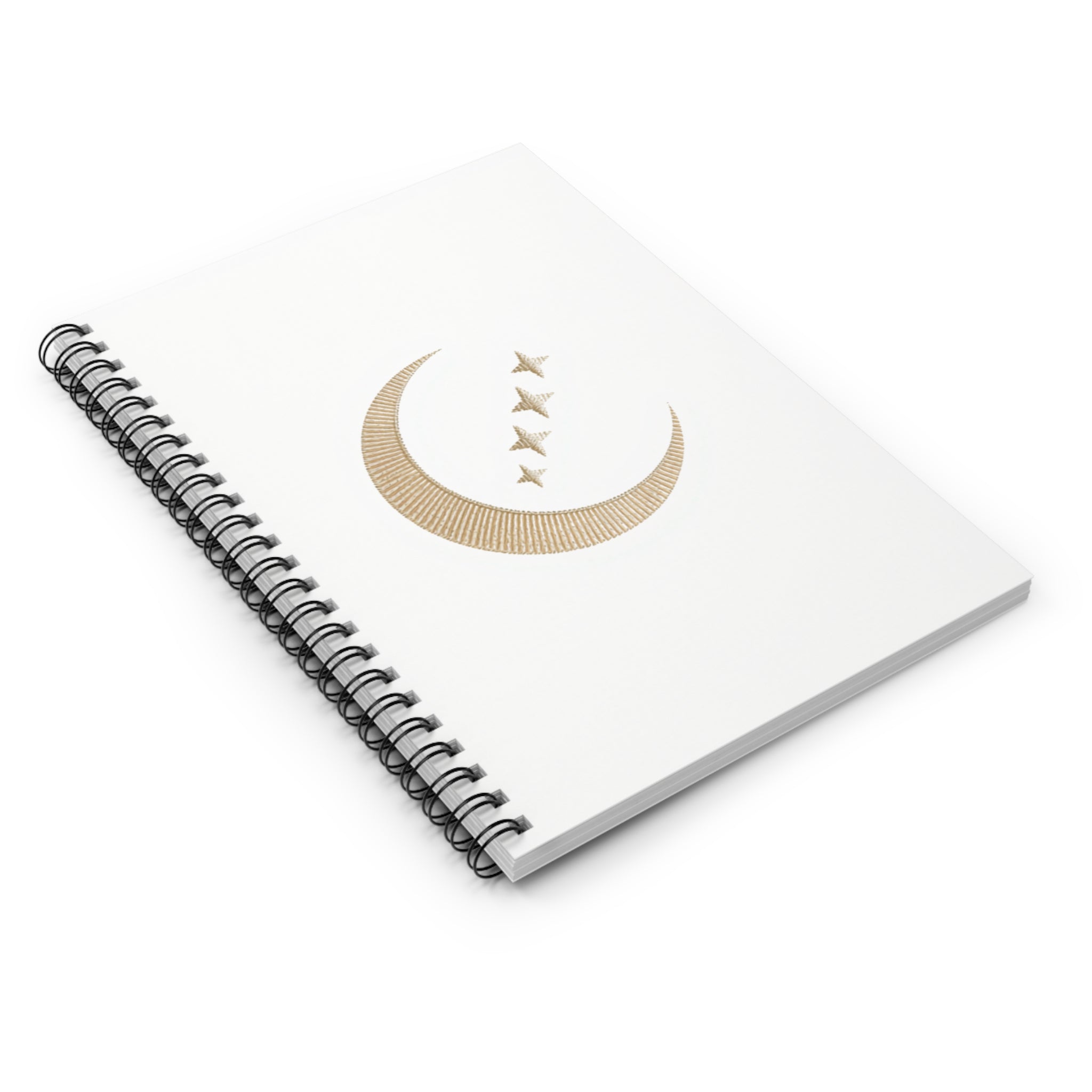 Moon Ritual Spiral Notebook — Celestial Journal | Mystical Writing & Manifestation