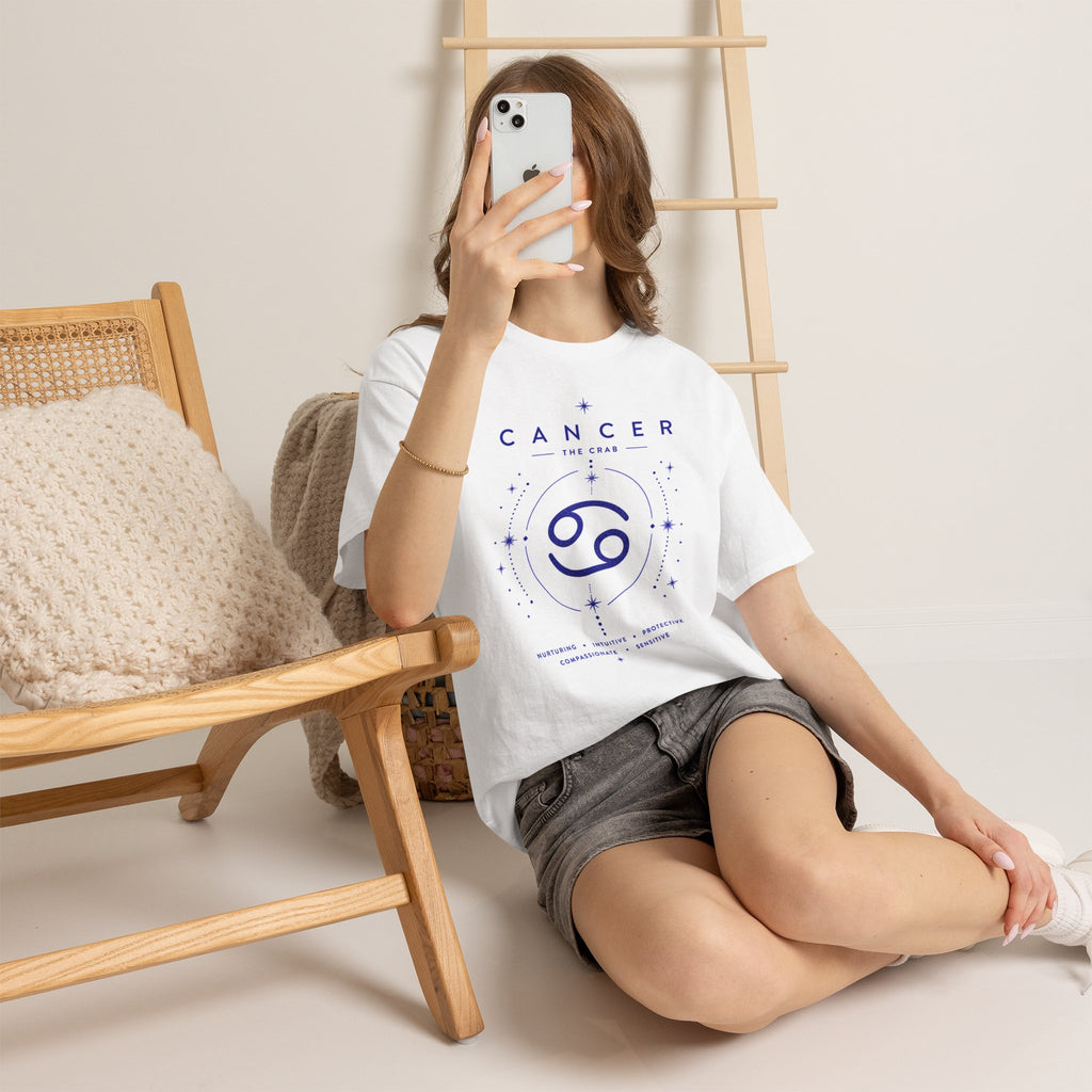 Cancer Zodiac T-Shirt — The Crab Astrology Tee (June 21–July 22)