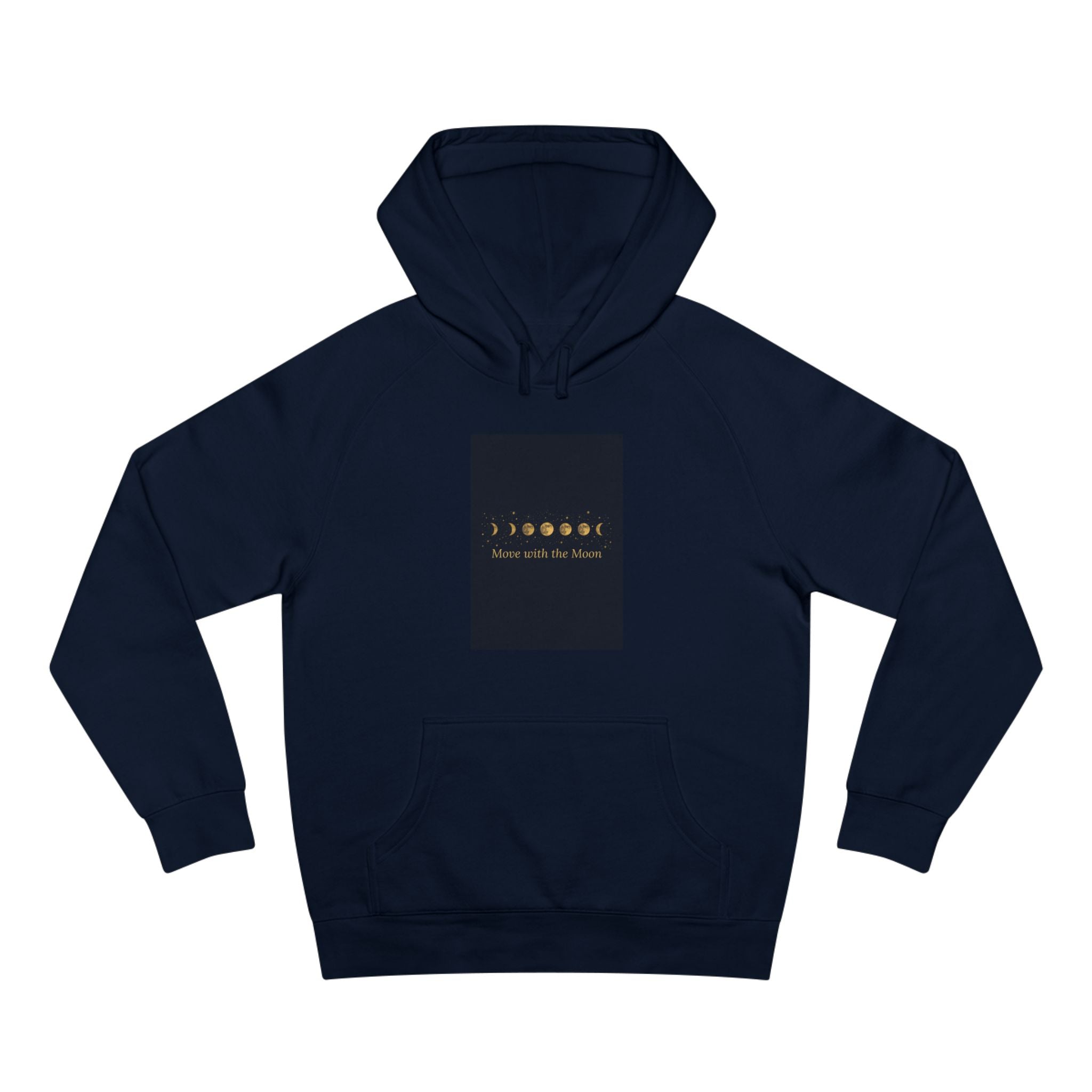 Moon Phase Hoodie — Celestial Lunar Cycle Unisex Sweatshirt