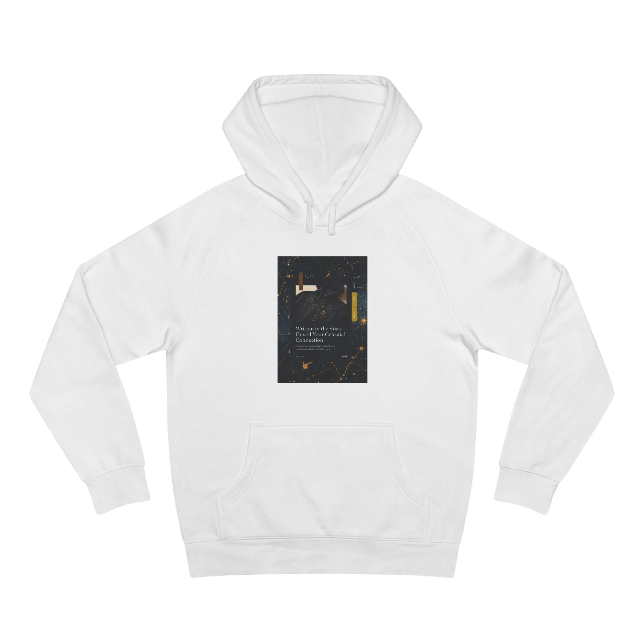 Zodiac Constellation Hoodie — Celestial Star Map Unisex Sweatshirt