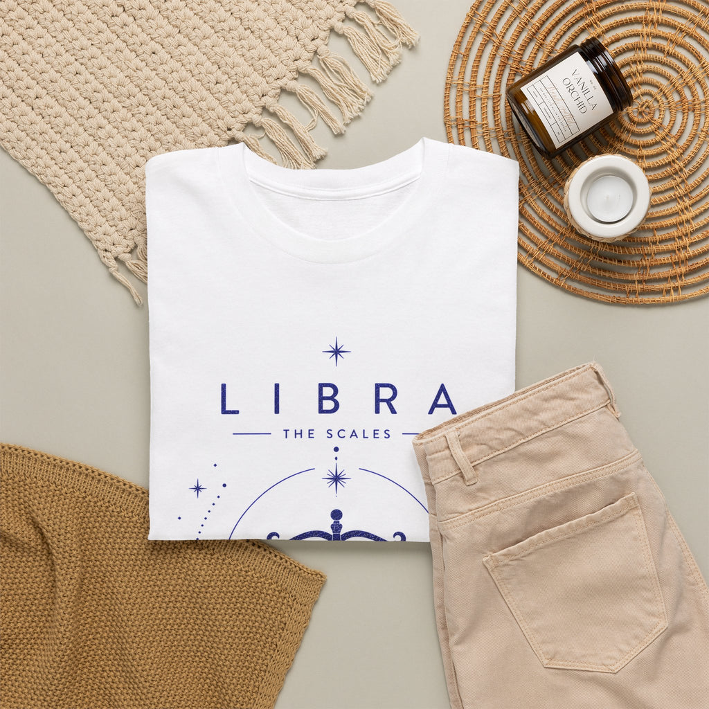 Libra Zodiac T-Shirt — Astrology Sign Tee | Star Sign Gift
