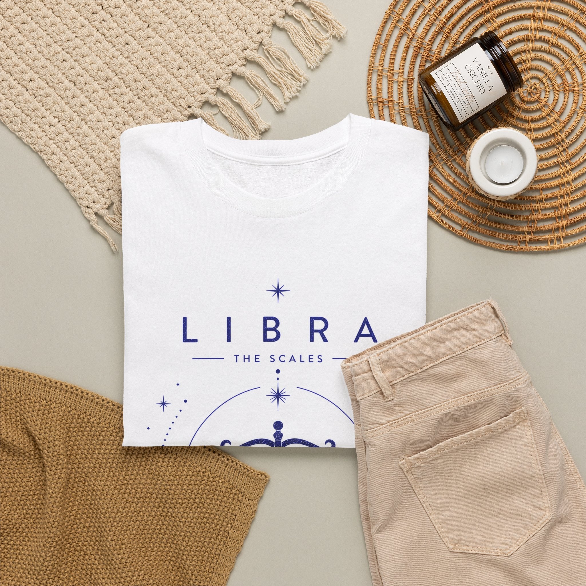 Libra Zodiac T-Shirt — Astrology Sign Tee | Star Sign Gift