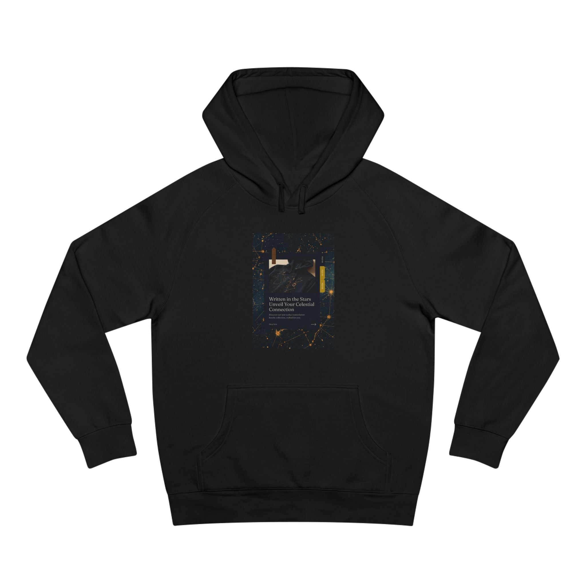 Zodiac Constellation Hoodie — Celestial Star Map Unisex Sweatshirt