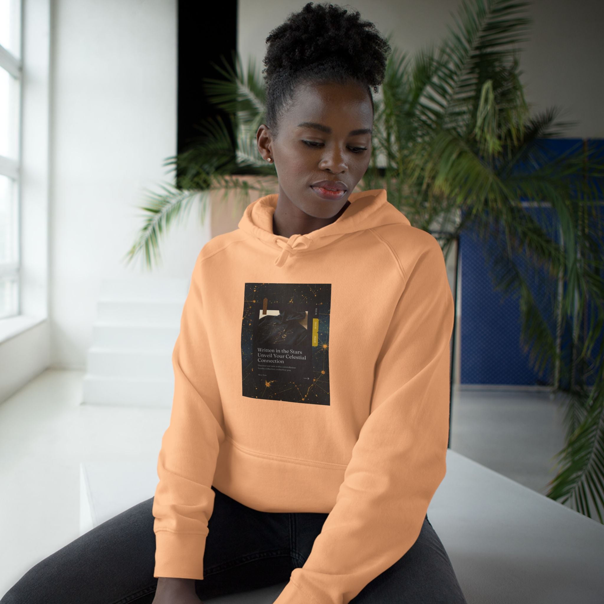 Zodiac Constellation Hoodie — Celestial Star Map Unisex Sweatshirt