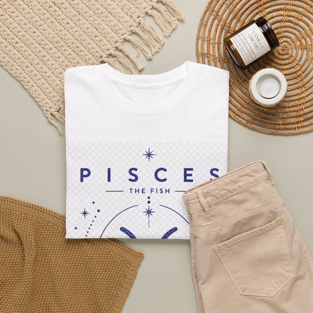 Pisces Zodiac T‑Shirt — The Fish Horoscope Tee (Astrology Traits & Starry Design)