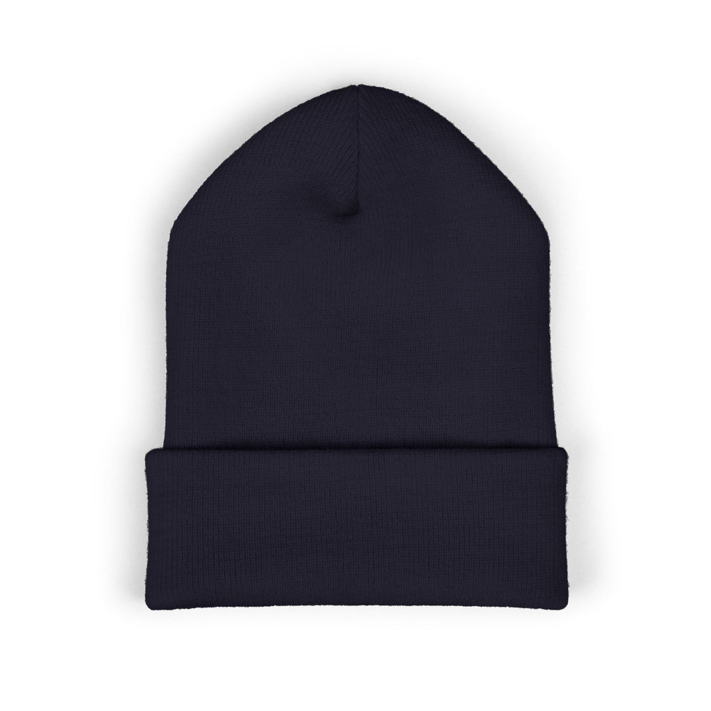 Moon Phase Embroidered Beanie — Celestial Crescent Moon Unisex Beanie