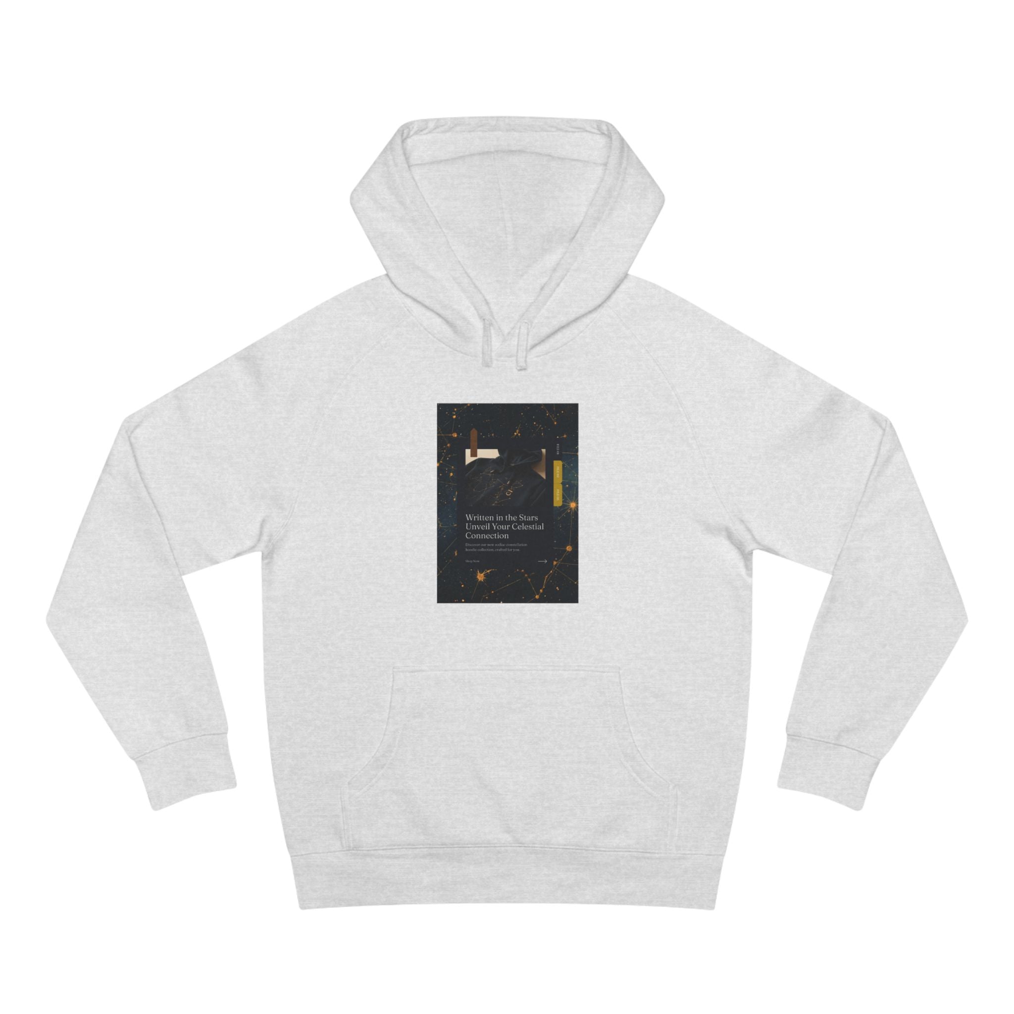 Zodiac Constellation Hoodie — Celestial Star Map Unisex Sweatshirt
