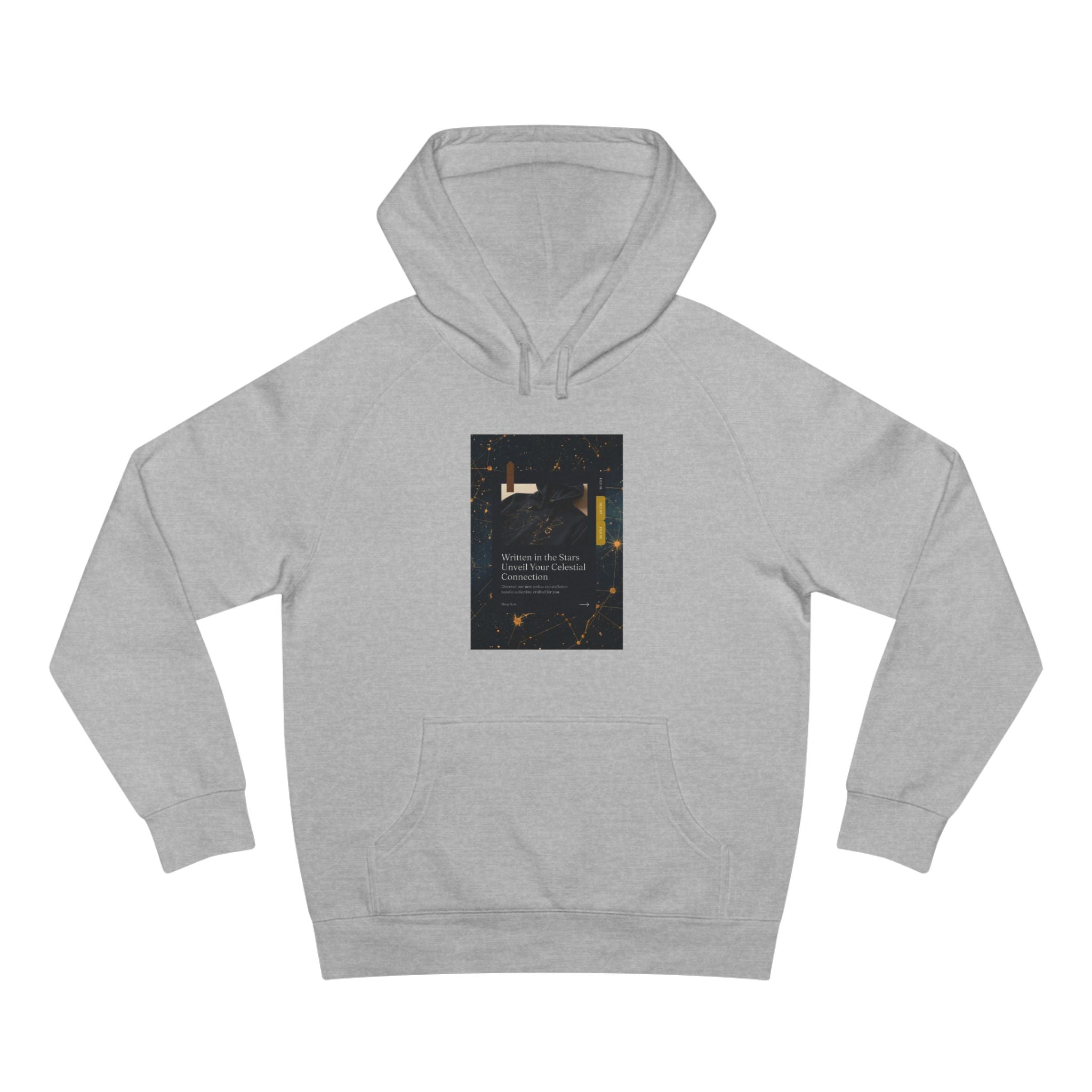 Zodiac Constellation Hoodie — Celestial Star Map Unisex Sweatshirt
