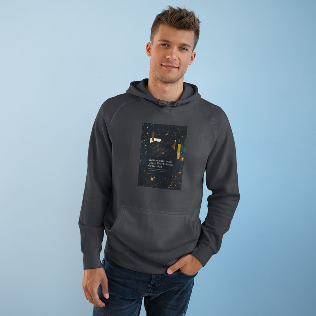 Zodiac Constellation Hoodie — Celestial Star Map Unisex Sweatshirt
