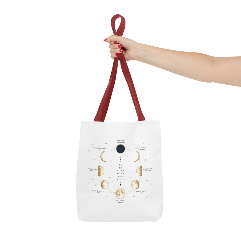 Moon Phase Tote Bag — Be in Tune with the Moon Graphic Tote