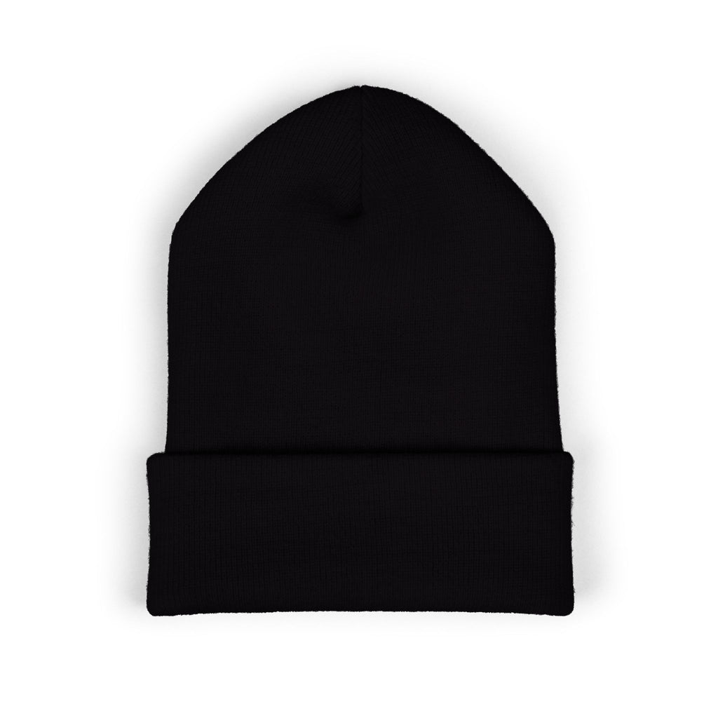 Moon Phase Embroidered Beanie — Celestial Crescent Moon Unisex Beanie