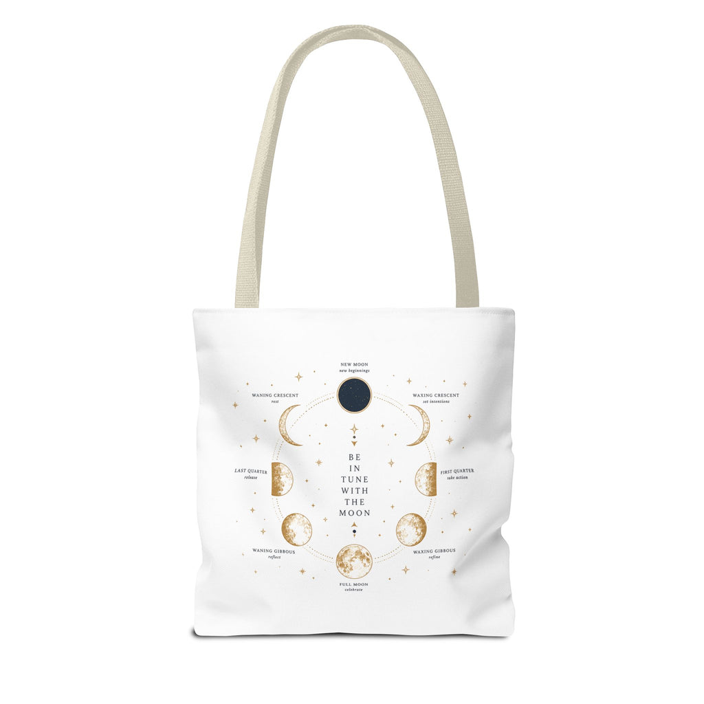 Moon Phase Tote Bag — Be in Tune with the Moon Graphic Tote