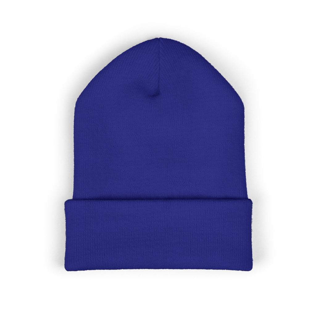 Moon Phase Embroidered Beanie — Celestial Crescent Moon Unisex Beanie