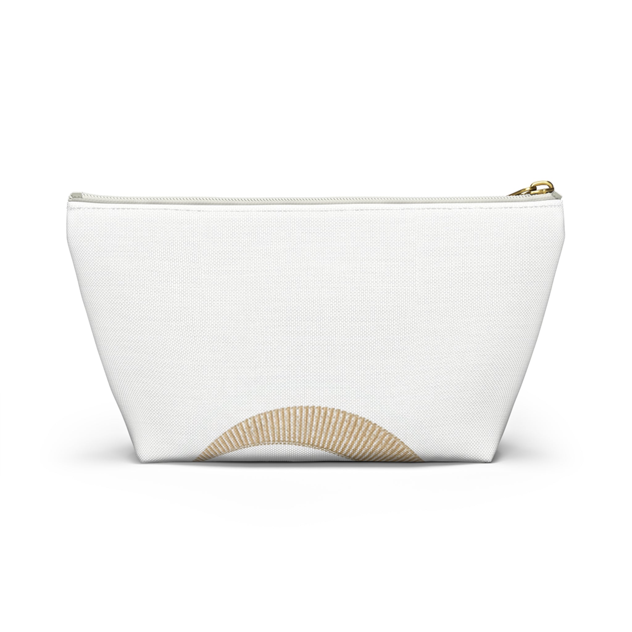 Minimal Crescent Moon Accessory Pouch — T‑Bottom Cosmetic Bag