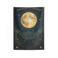 Moon Goddess Wall Tapestry — Auralyn's Celestial Lunar Art | Bedroom, Meditation, Boho Decor