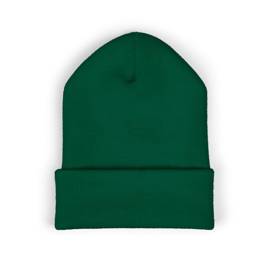 Moon Phase Embroidered Beanie — Celestial Crescent Moon Unisex Beanie