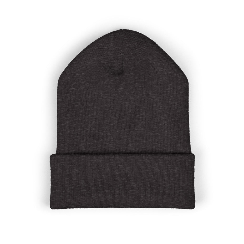 Moon Phase Embroidered Beanie — Celestial Crescent Moon Unisex Beanie