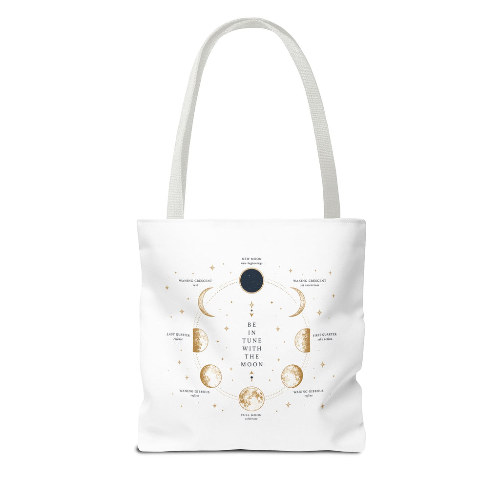 Moon Phase Tote Bag — Be in Tune with the Moon Graphic Tote