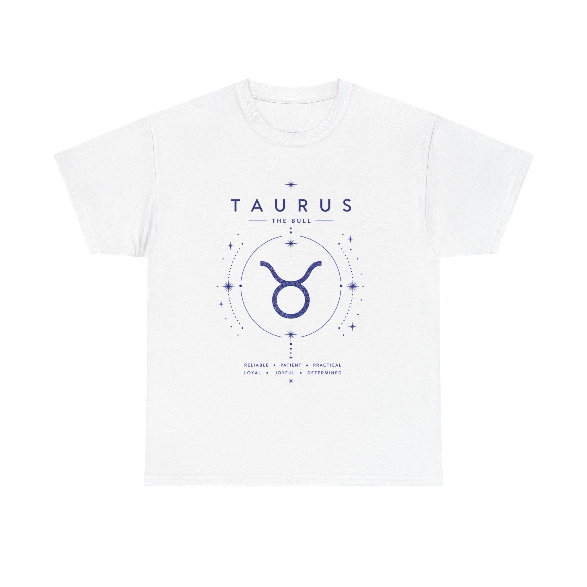 T-Shirt — Taurus Zodiac Constellation Tee (The Bull)