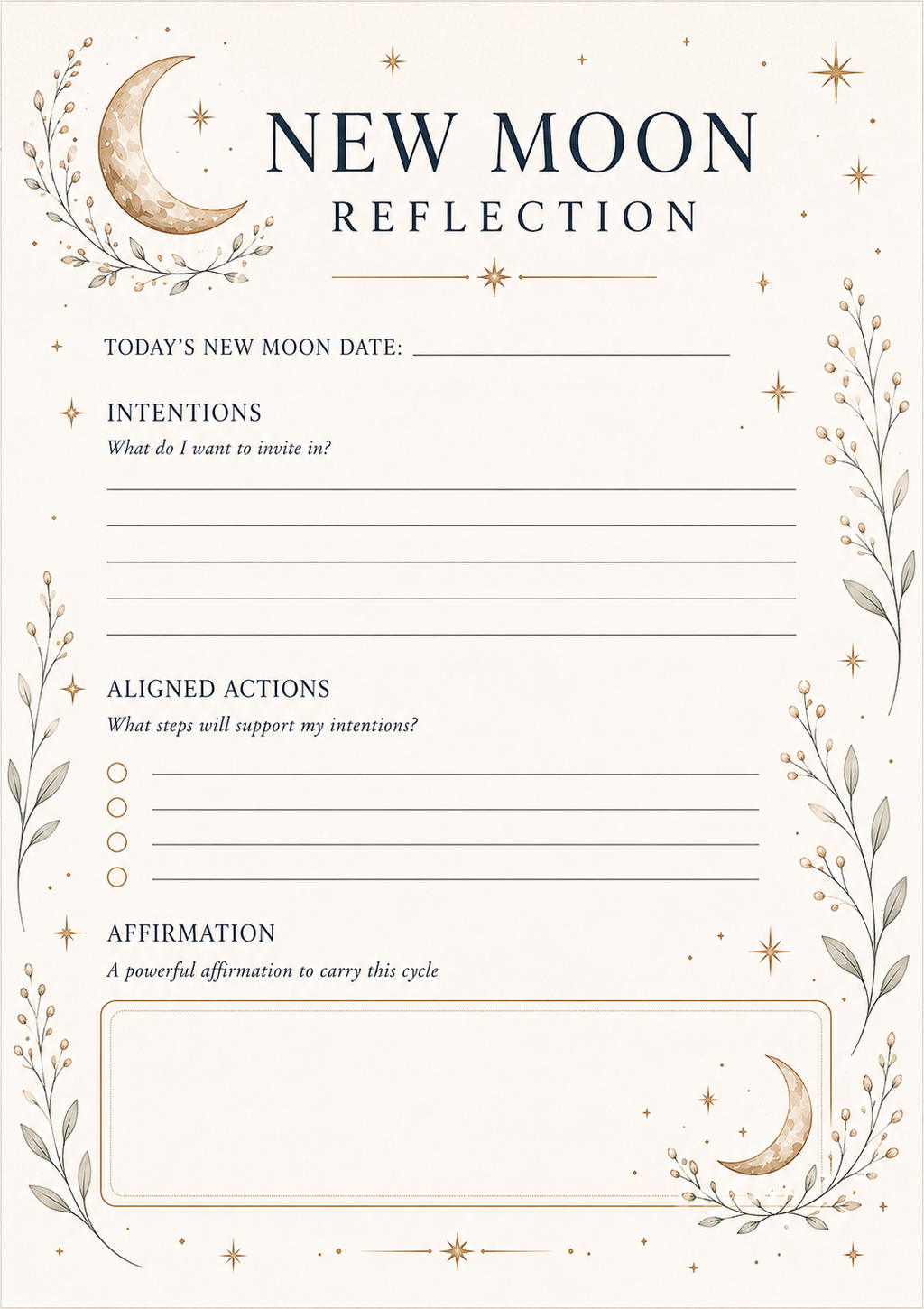 Auralyns 2027 lunar planner printable with moon phase calendar pages (image 6 of 12)
