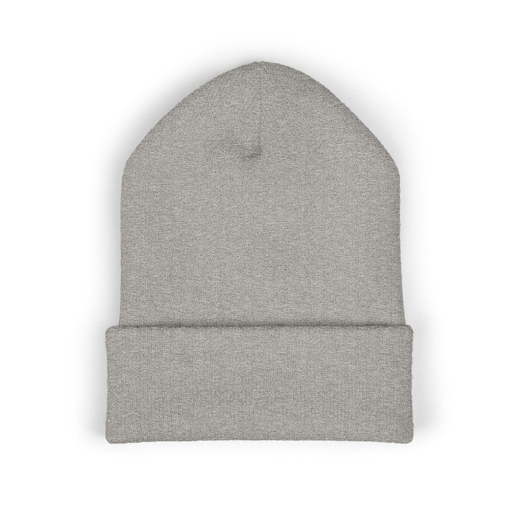 Moon Phase Embroidered Beanie — Celestial Crescent Moon Unisex Beanie