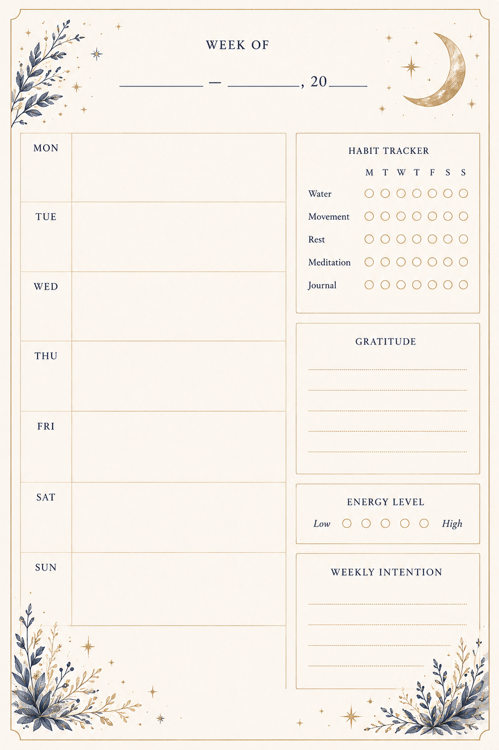 Auralyns 2027 lunar planner printable with moon phase calendar pages (image 8 of 12)