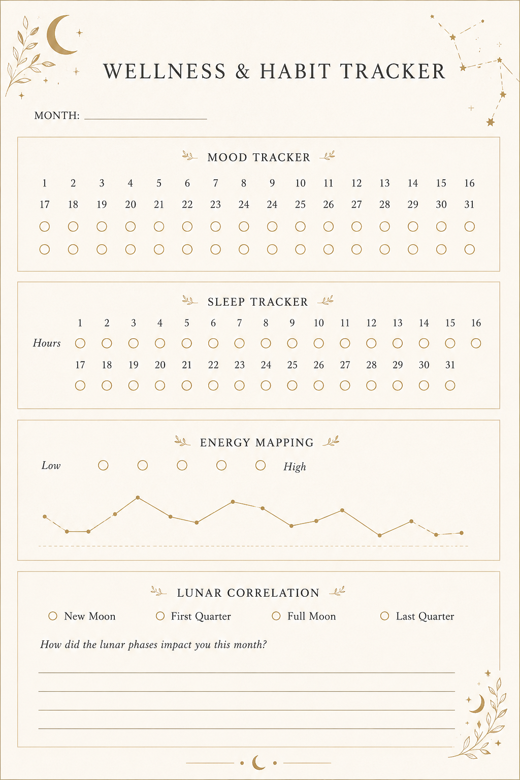 Auralyns 2027 lunar planner printable with moon phase calendar pages (image 9 of 12)