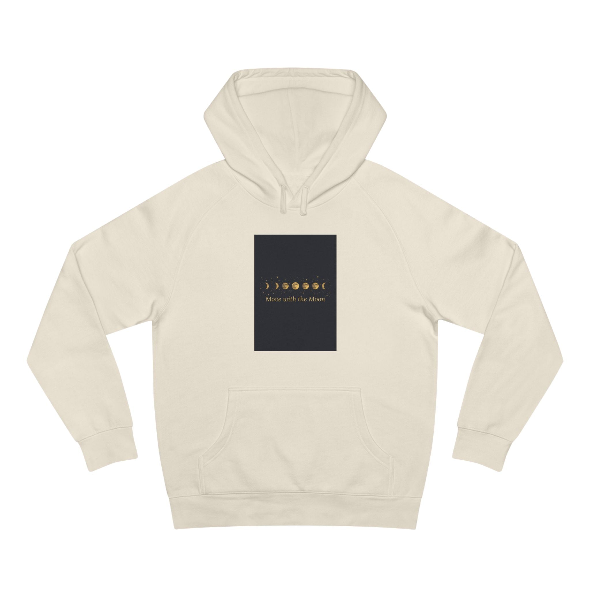 Moon Phase Hoodie — Celestial Lunar Cycle Unisex Sweatshirt