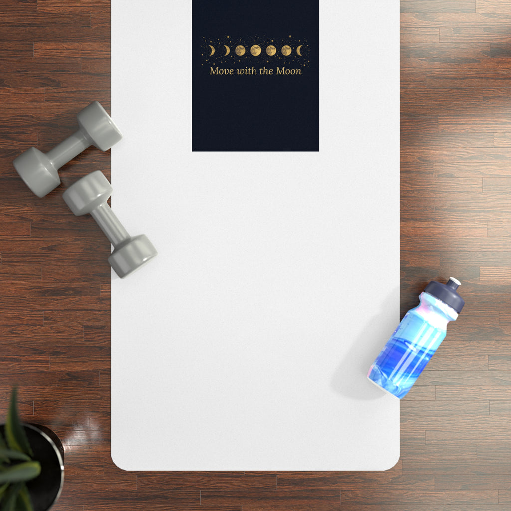 Celestial Moon Yoga Mat — Move with the Moon | Non-Slip Rubber Yoga Mat