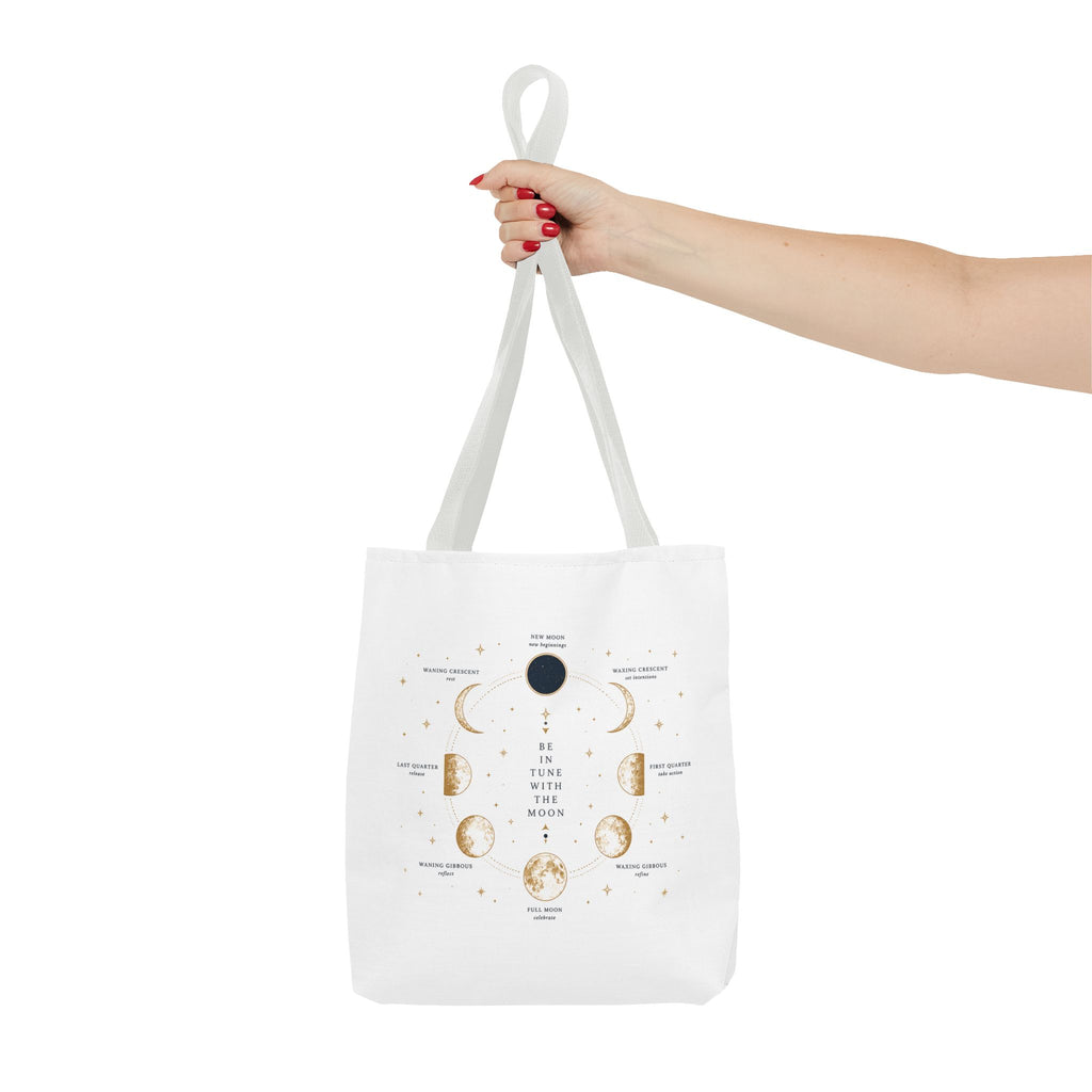 Moon Phase Tote Bag — Be in Tune with the Moon Graphic Tote