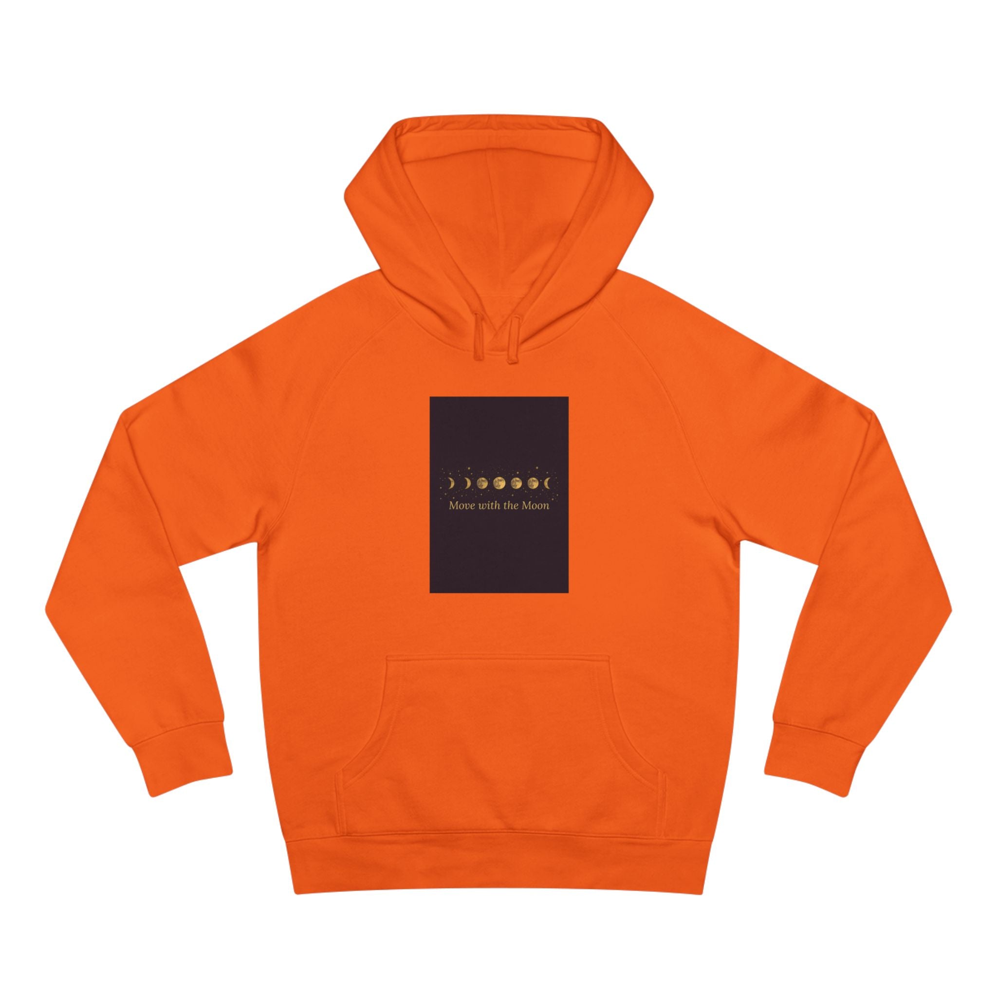 Moon Phase Hoodie — Celestial Lunar Cycle Unisex Sweatshirt
