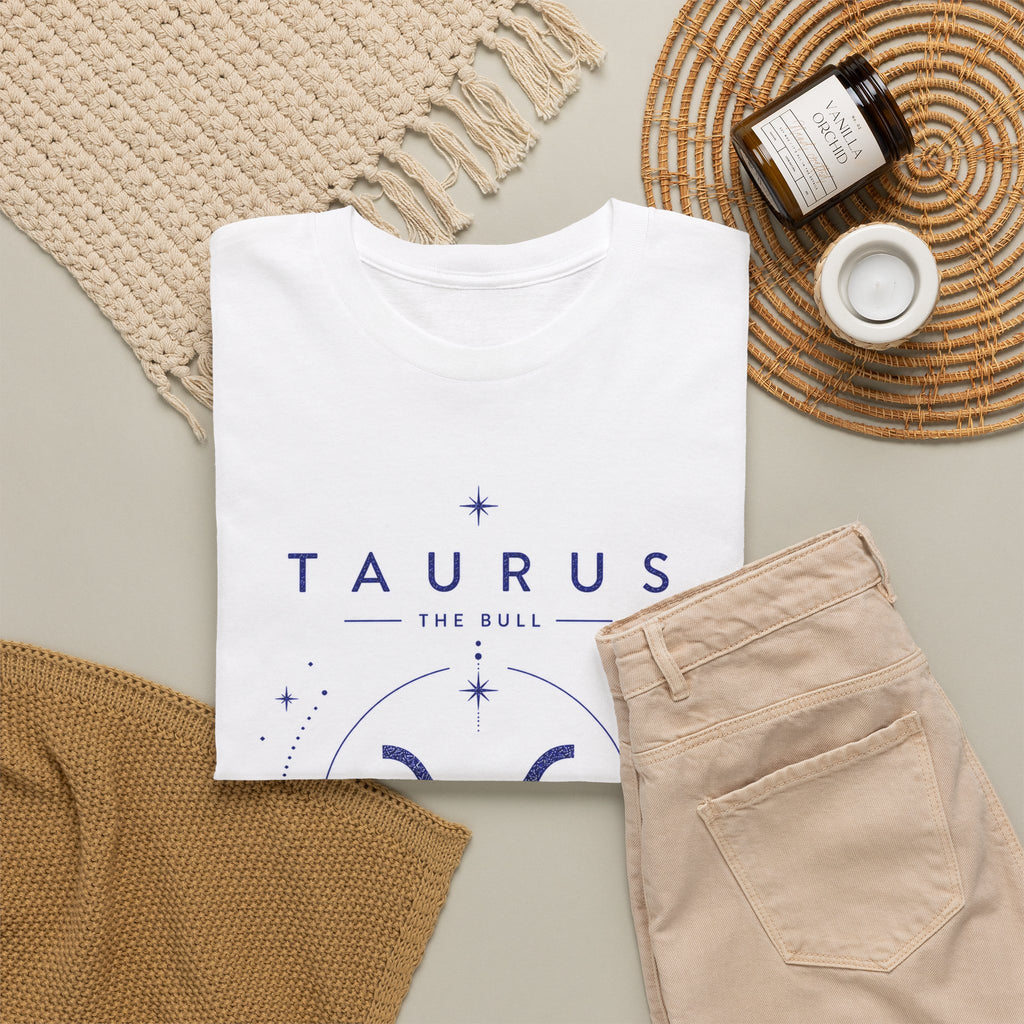 T-Shirt — Taurus Zodiac Constellation Tee (The Bull)