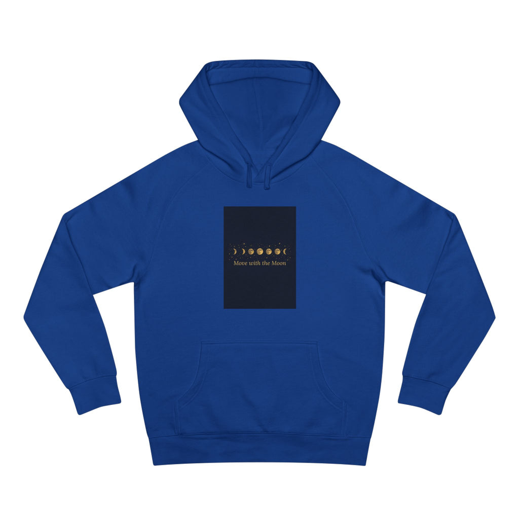 Moon Phase Hoodie — Celestial Lunar Cycle Unisex Sweatshirt