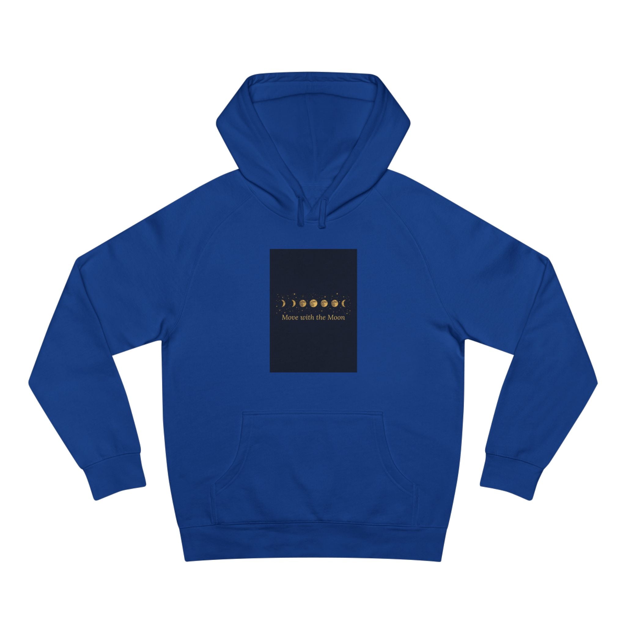 Moon Phase Hoodie — Celestial Lunar Cycle Unisex Sweatshirt
