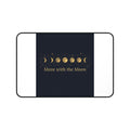 "Aligned Workspace" Celestial Desk Mat — Moon Phase Mouse Pad | Mystical Home Office