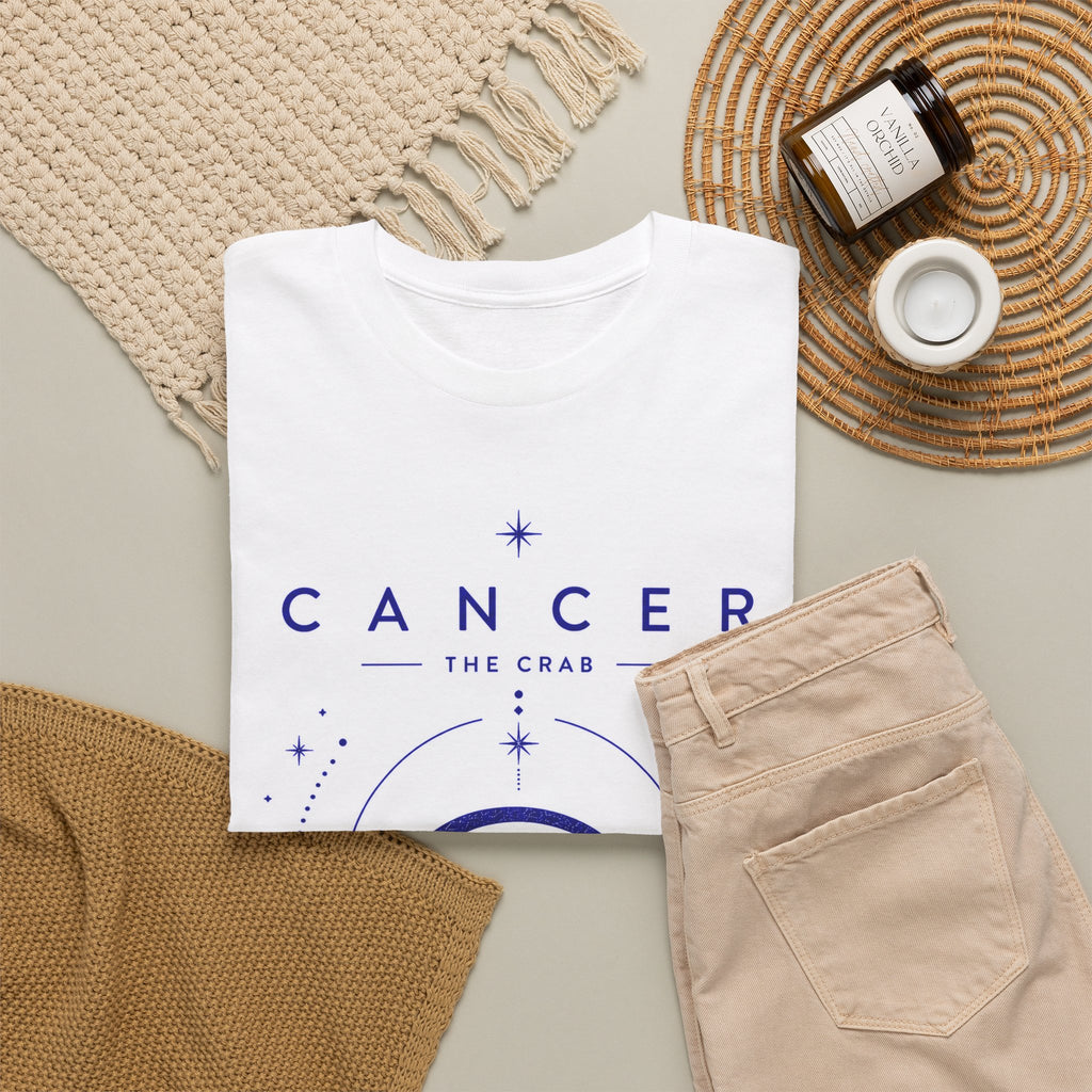 Cancer Zodiac T-Shirt — The Crab Astrology Tee (June 21–July 22)