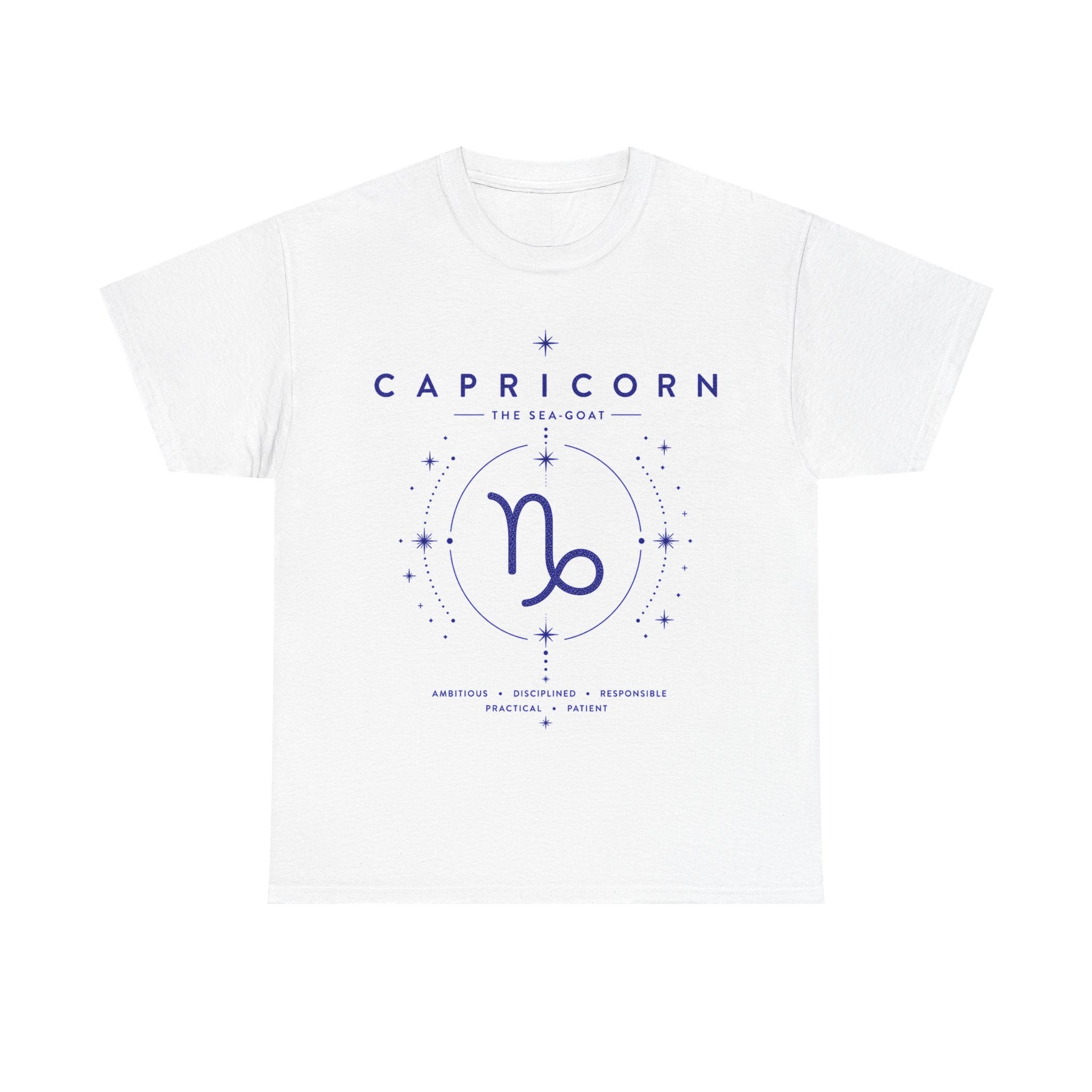 Capricorn Zodiac T-Shirt — Capricorn The Sea-Goat Astrology Tee