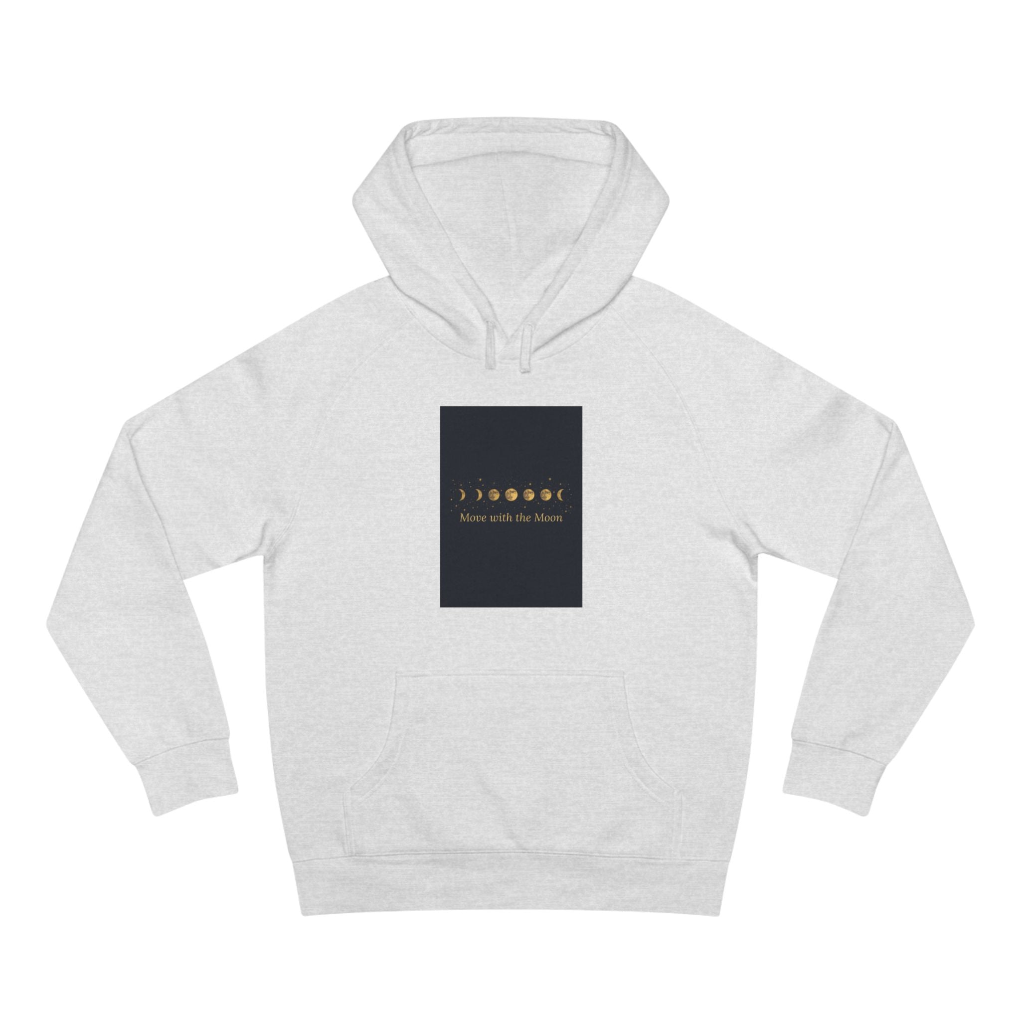 Moon Phase Hoodie — Celestial Lunar Cycle Unisex Sweatshirt