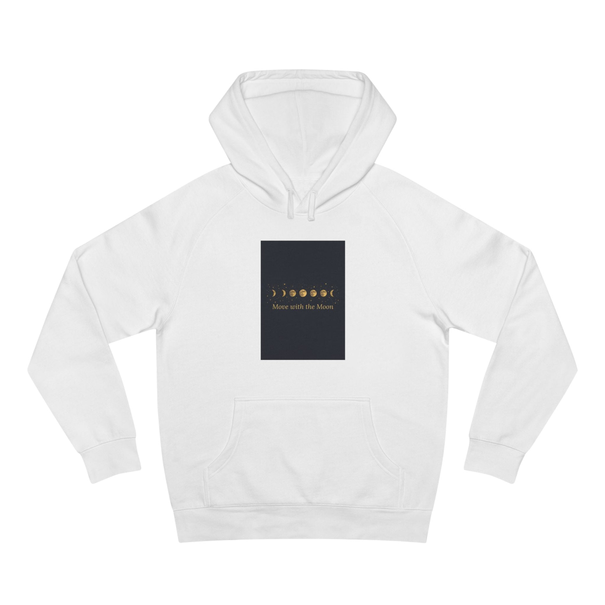 Moon Phase Hoodie — Celestial Lunar Cycle Unisex Sweatshirt