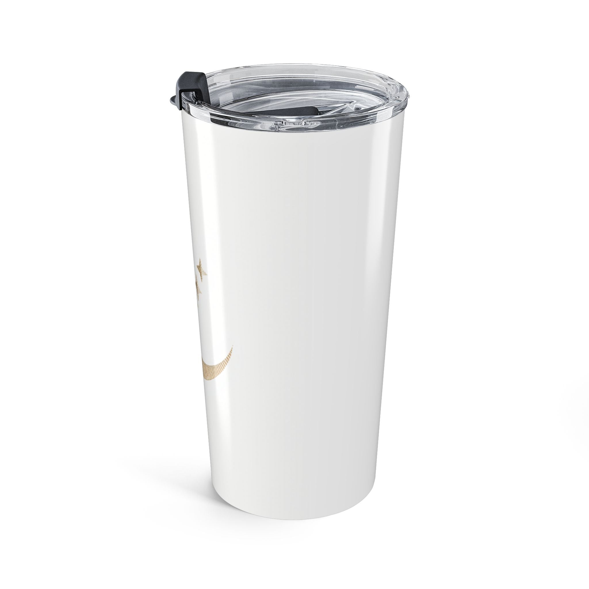 "Move with the Moon" Travel Tumbler — Celestial Crescent Moon Insulated Cup | Moon Gift