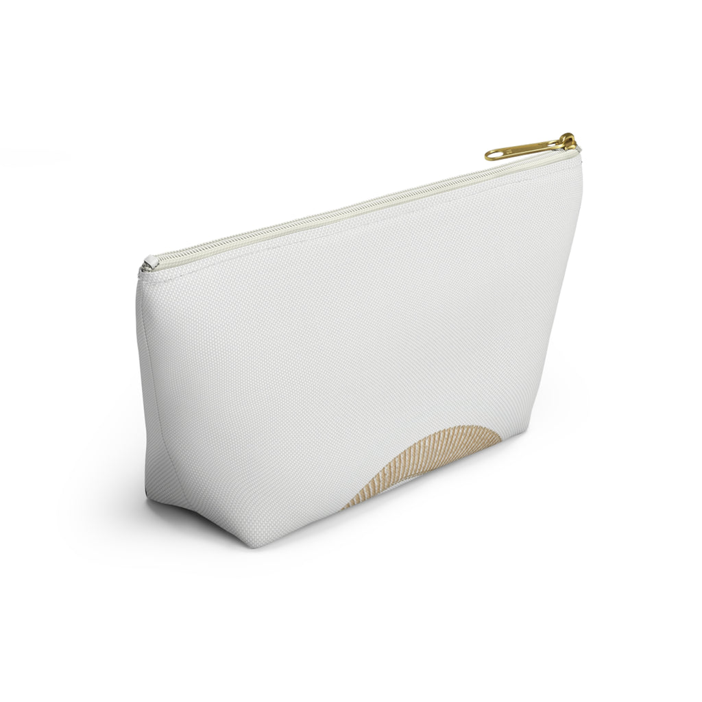 Minimal Crescent Moon Accessory Pouch — T‑Bottom Cosmetic Bag