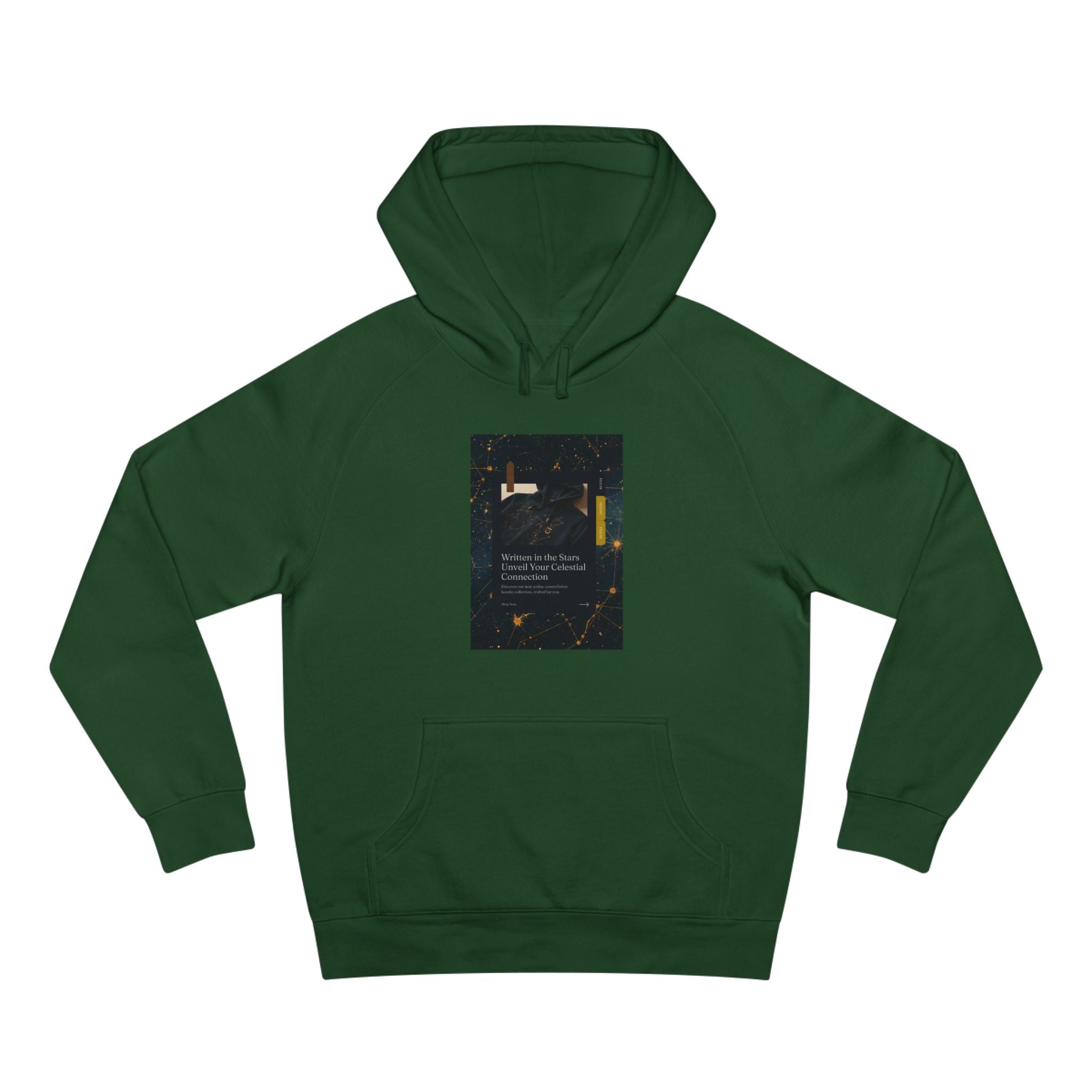 Zodiac Constellation Hoodie — Celestial Star Map Unisex Sweatshirt