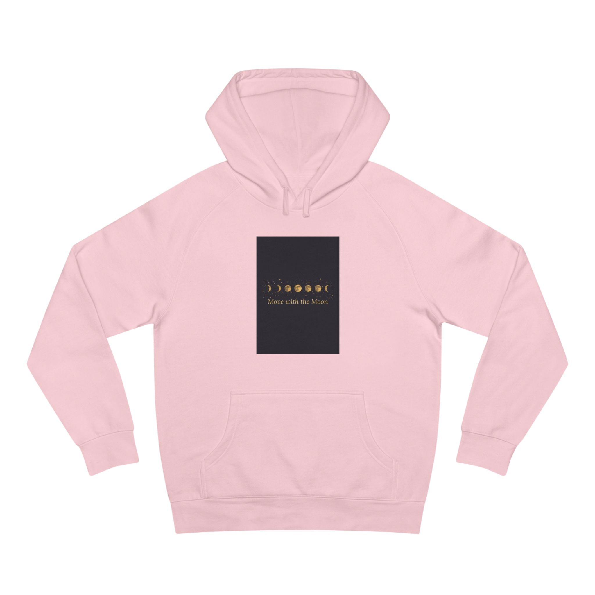 Moon Phase Hoodie — Celestial Lunar Cycle Unisex Sweatshirt