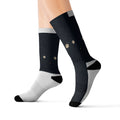 Moon Phase Celestial Socks — Lunar Phases Unisex Crew Socks