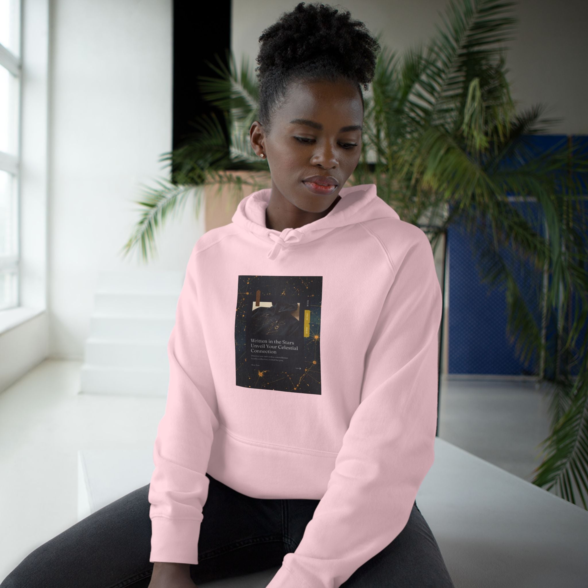 Zodiac Constellation Hoodie — Celestial Star Map Unisex Sweatshirt