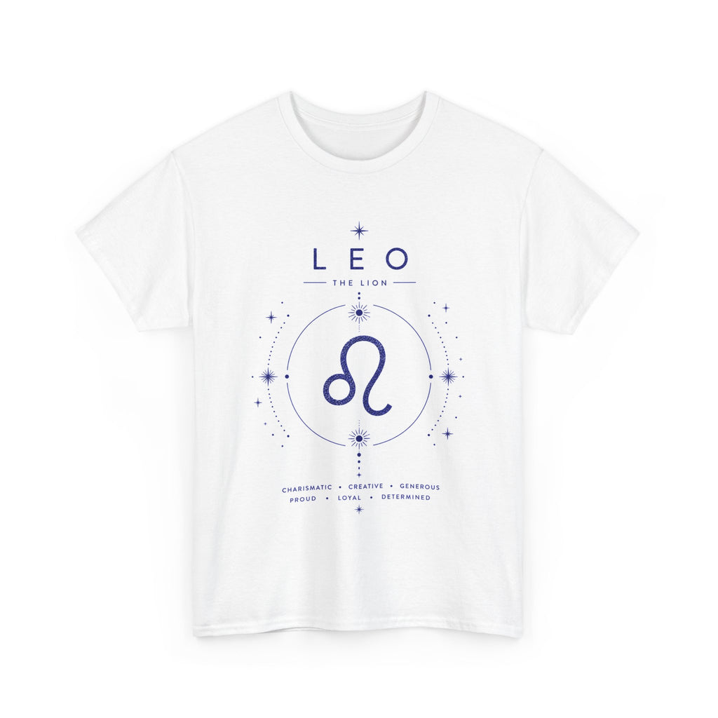 Leo Zodiac T-Shirt — Astrology Sign Tee with Leo Traits